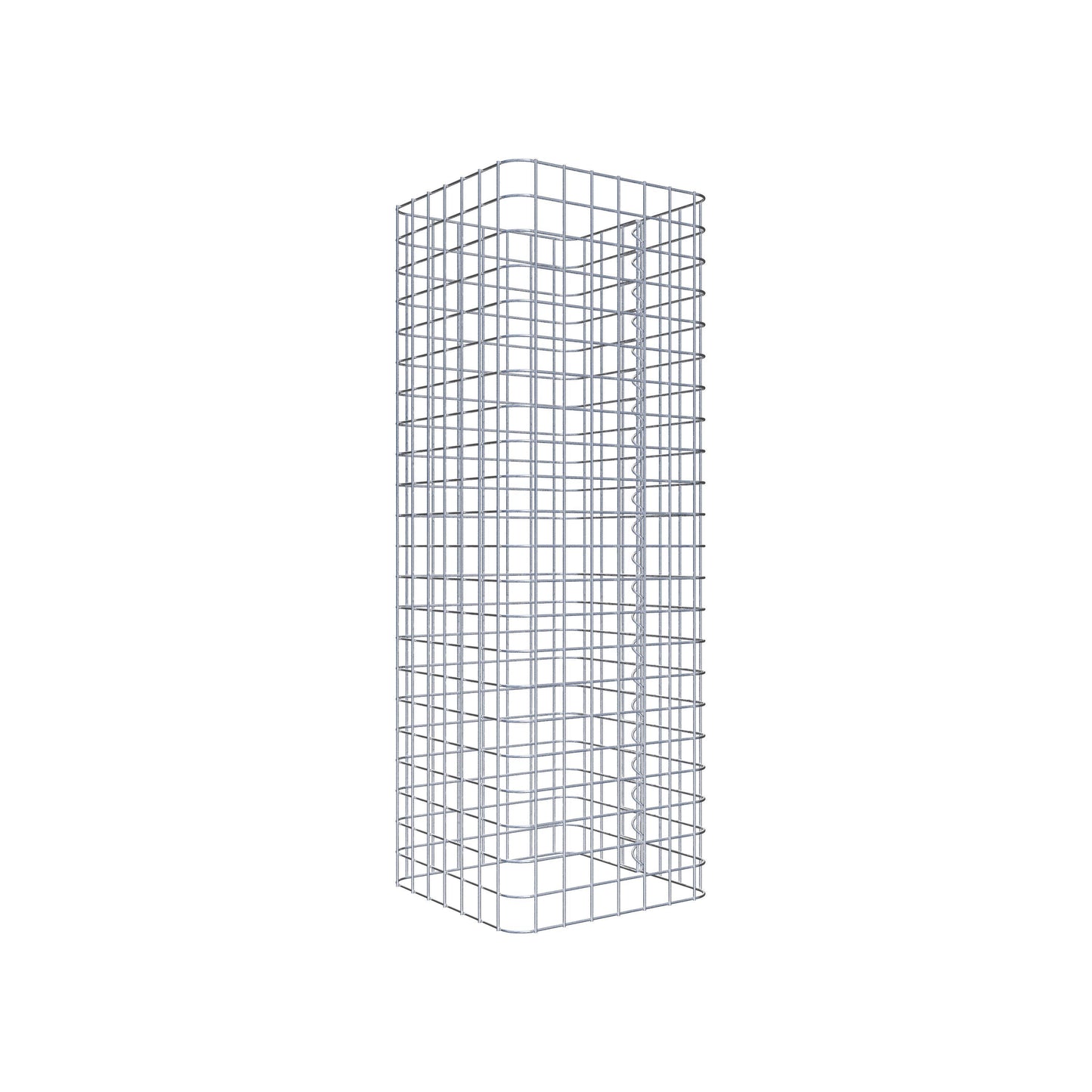 Colonne de gabion 37 x 37 cm MW 5 x 5 cm carré