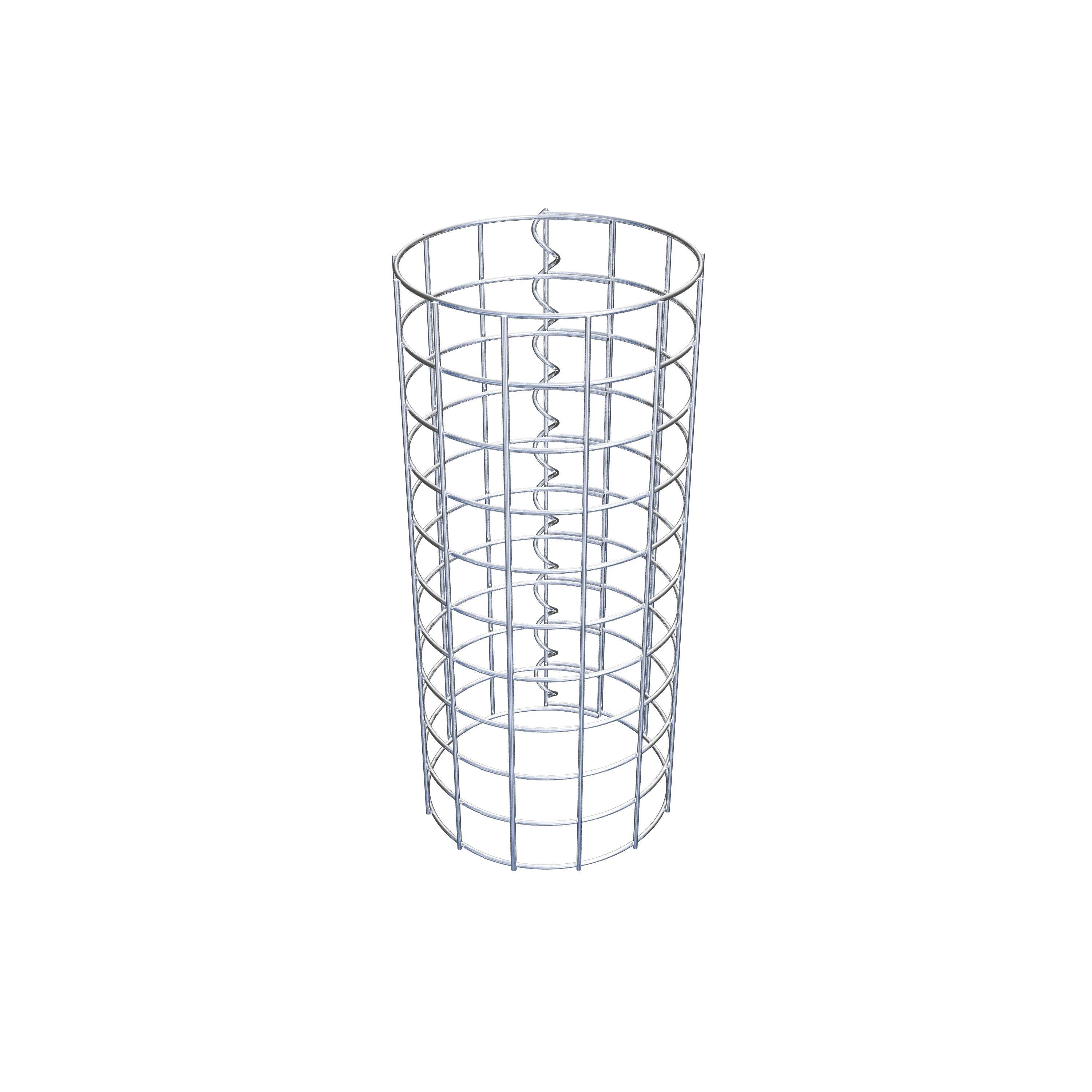 Colonna di gabbioni diametro 22 cm MW 5 x 5 cm rotonda