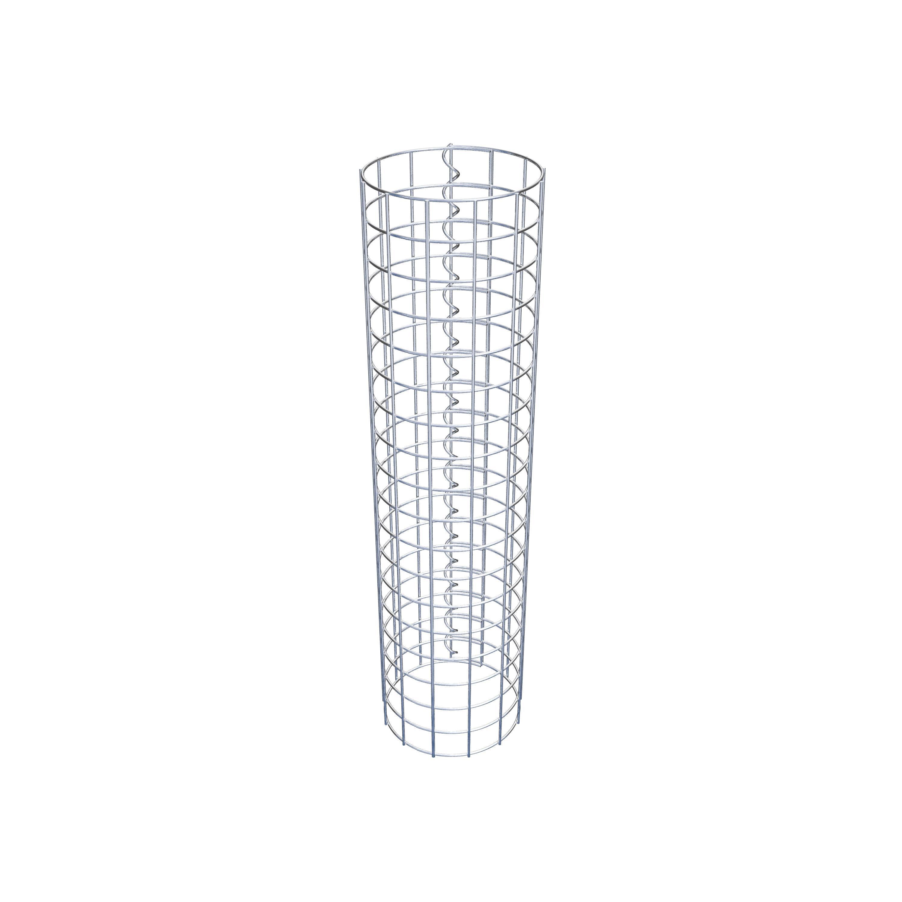 Coluna de gabião diâmetro 22 cm MW 5 x 5 cm redondo