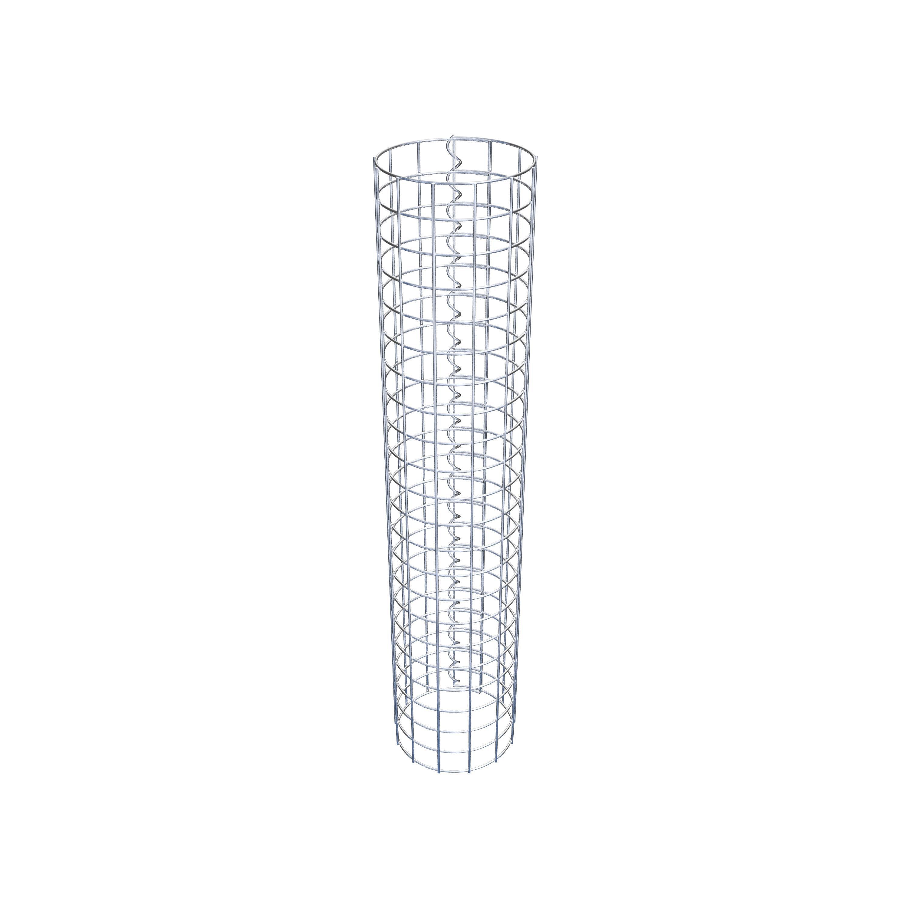 Coluna de gabião diâmetro 22 cm MW 5 x 5 cm redondo