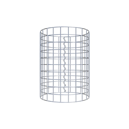 Gabionpelare diameter 37 cm MW 5 x 5 cm rund