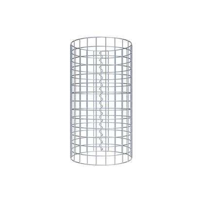 Gabionpelare diameter 37 cm MW 5 x 5 cm rund