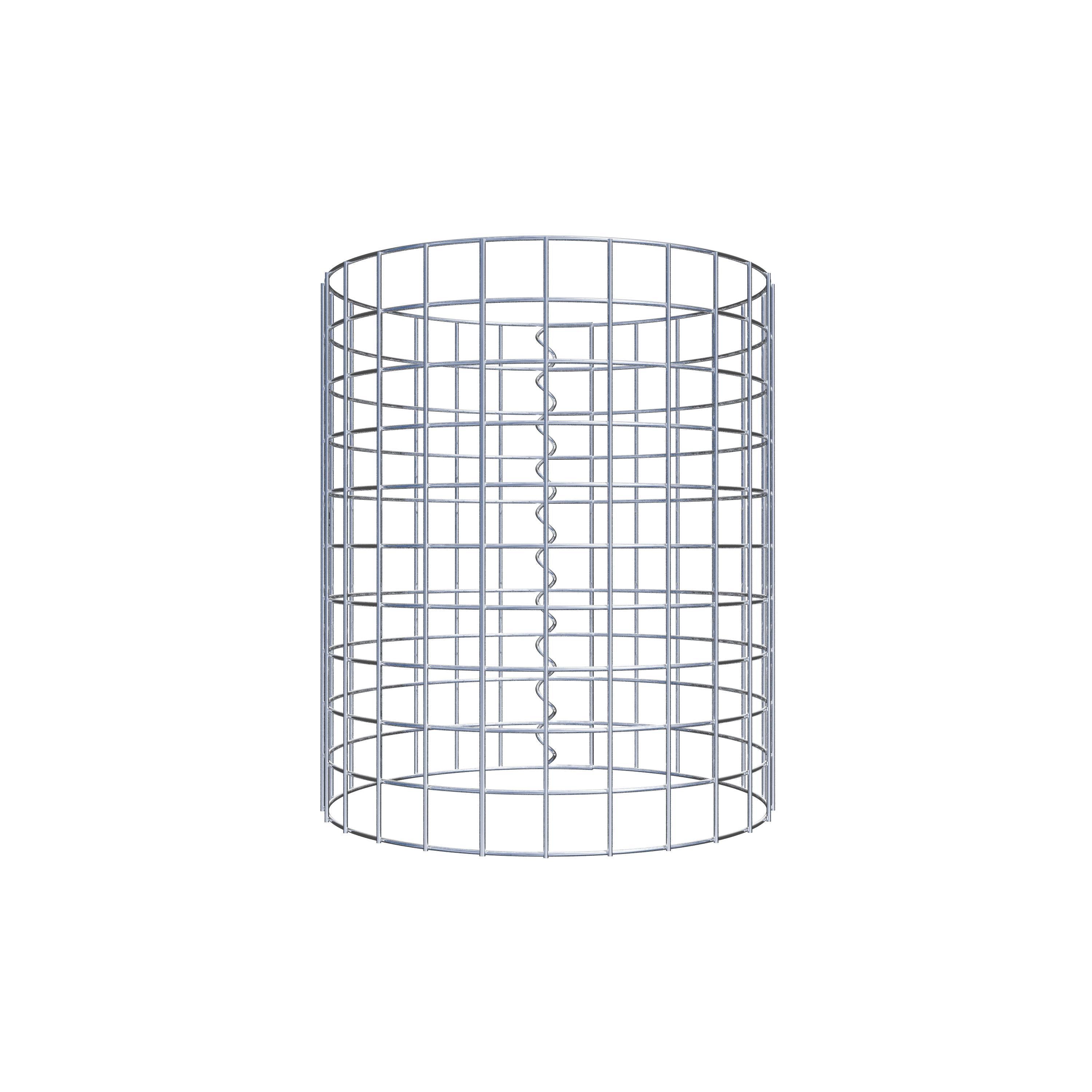 Coluna de gabião diâmetro 42 cm MW 5 x 5 cm redondo