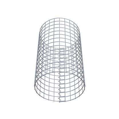 Coluna de gabião diâmetro 42 cm MW 5 x 5 cm redondo