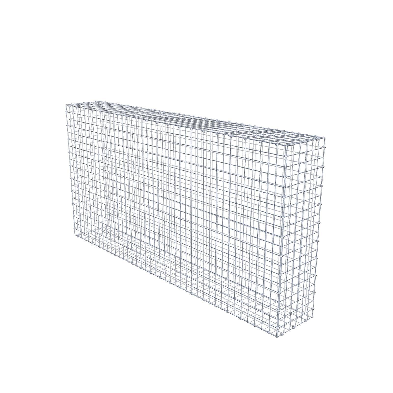 Gabion 200 cm x 100 cm x 30 cm (L x H x D), mesh size 5 x 5 cm, spiral ring