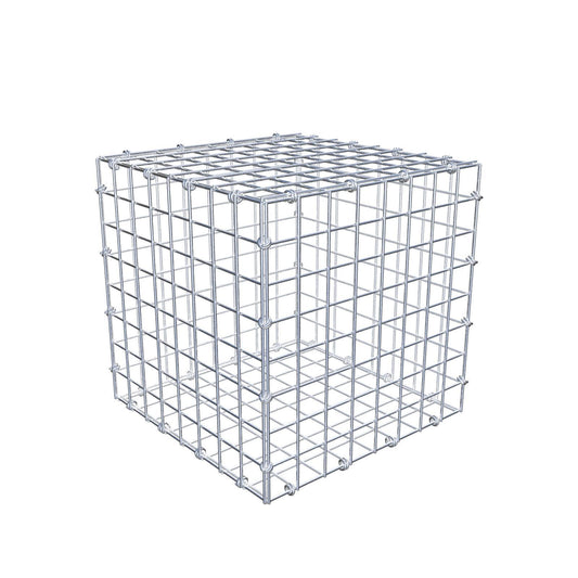 Gabion 40 cm x 40 cm x 40 cm (L x H x D), maskestørrelse 5 x 5 cm, spiralring