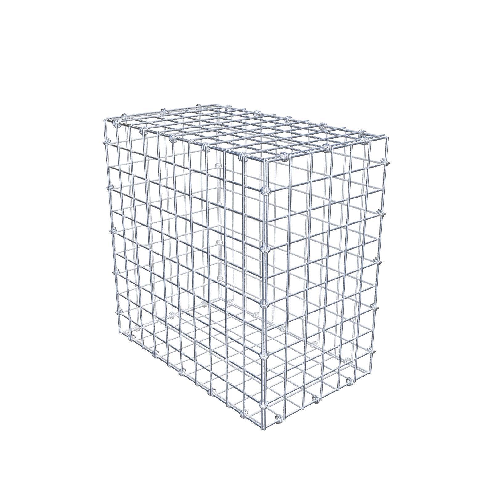 Gabion 50 cm x 50 cm x 30 cm (L x H x D), mesh size 5 x 5 cm, spiral ring