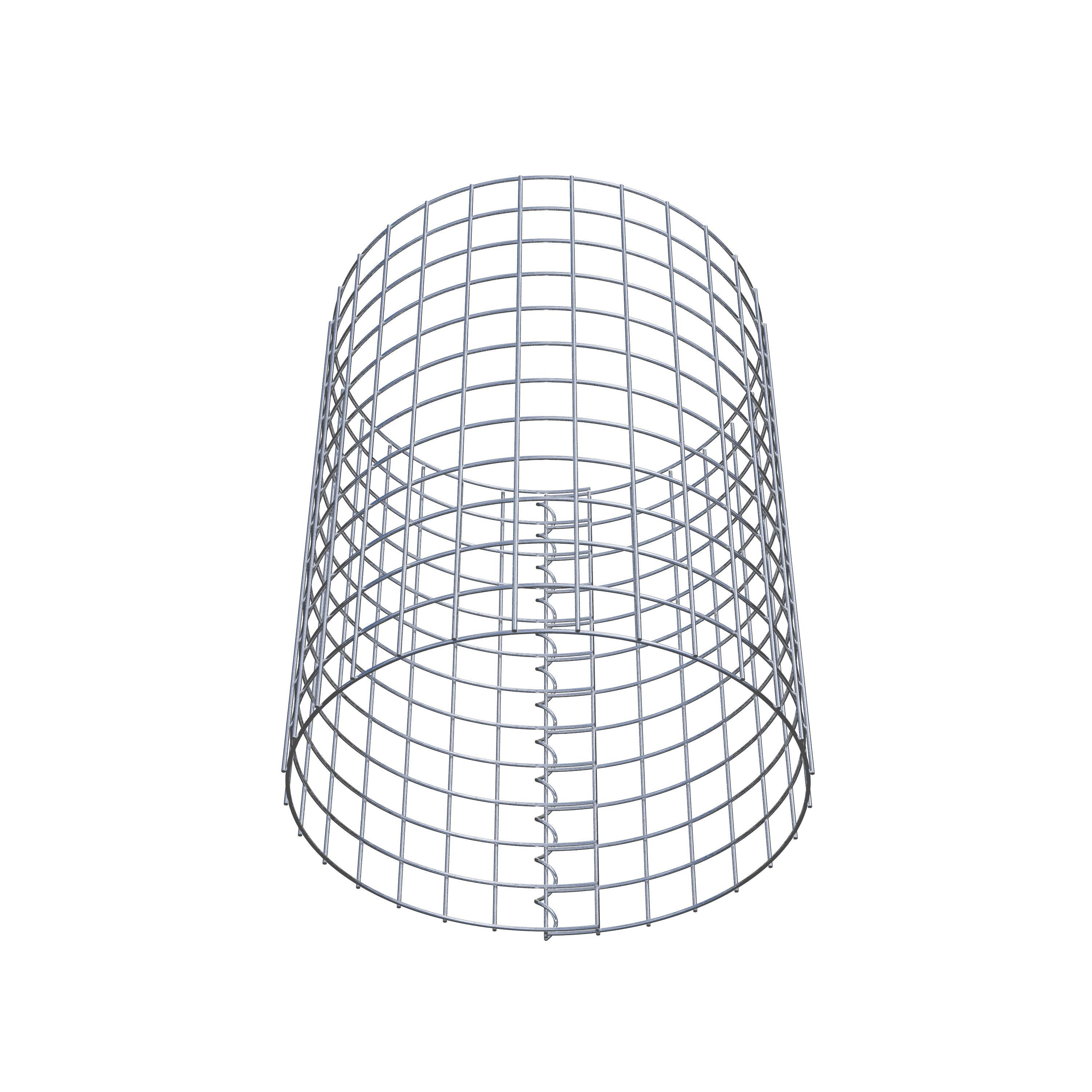 Coluna de gabião diâmetro 47 cm MW 5 x 5 cm redondo