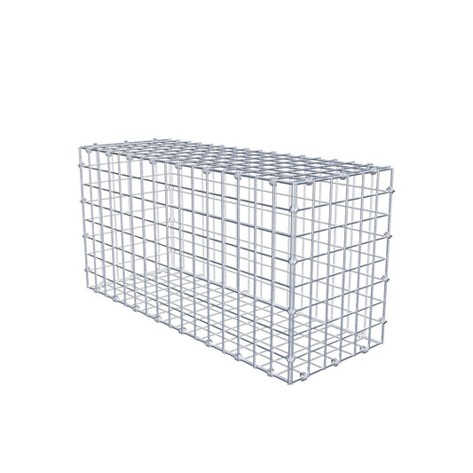 Gabion 80 cm x 40 cm x 30 cm (L x H x D), mesh size 5 x 5 cm, spiral ring