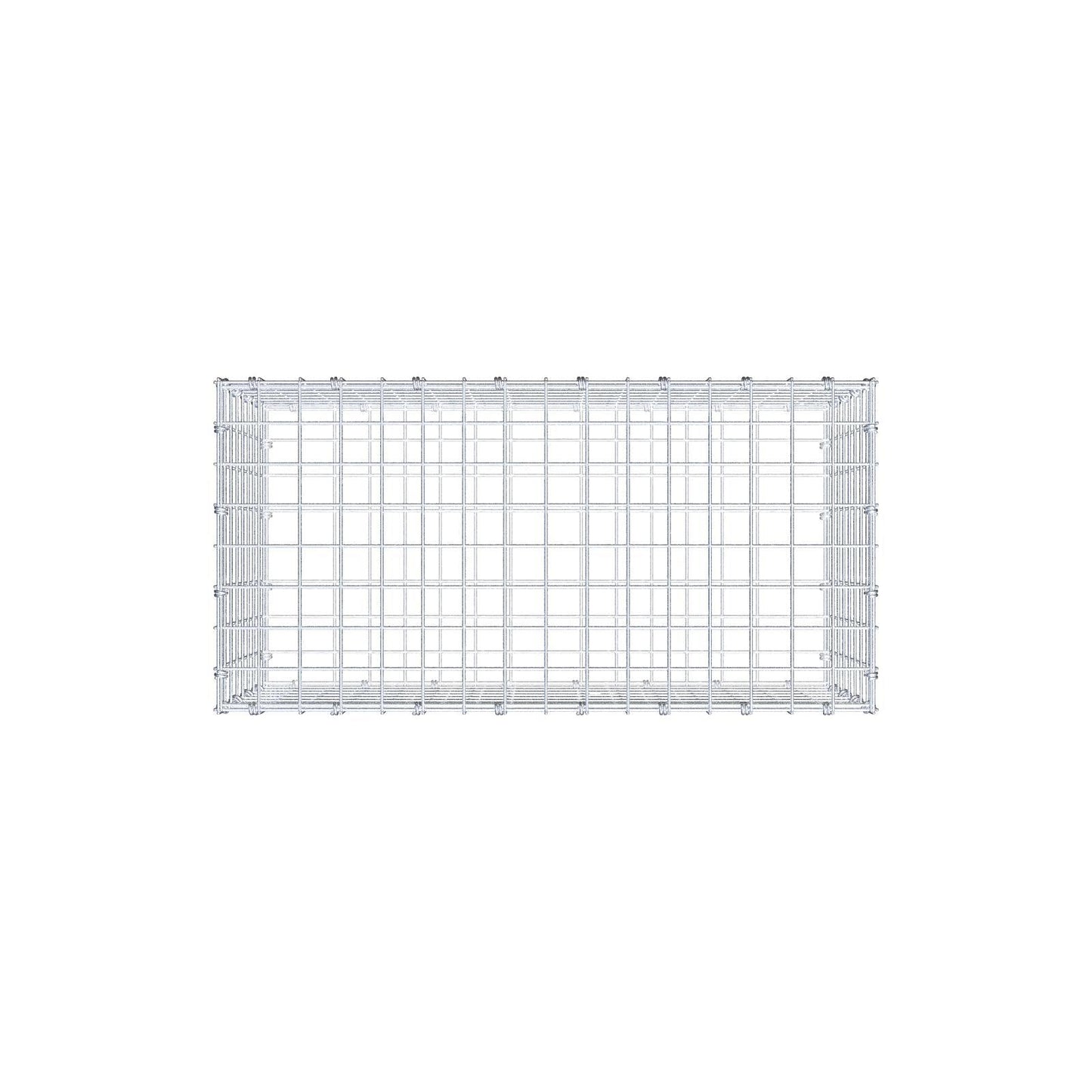 Gabion 80 cm x 40 cm x 40 cm (L x H x D), mesh size 5 x 5 cm, spiral ring
