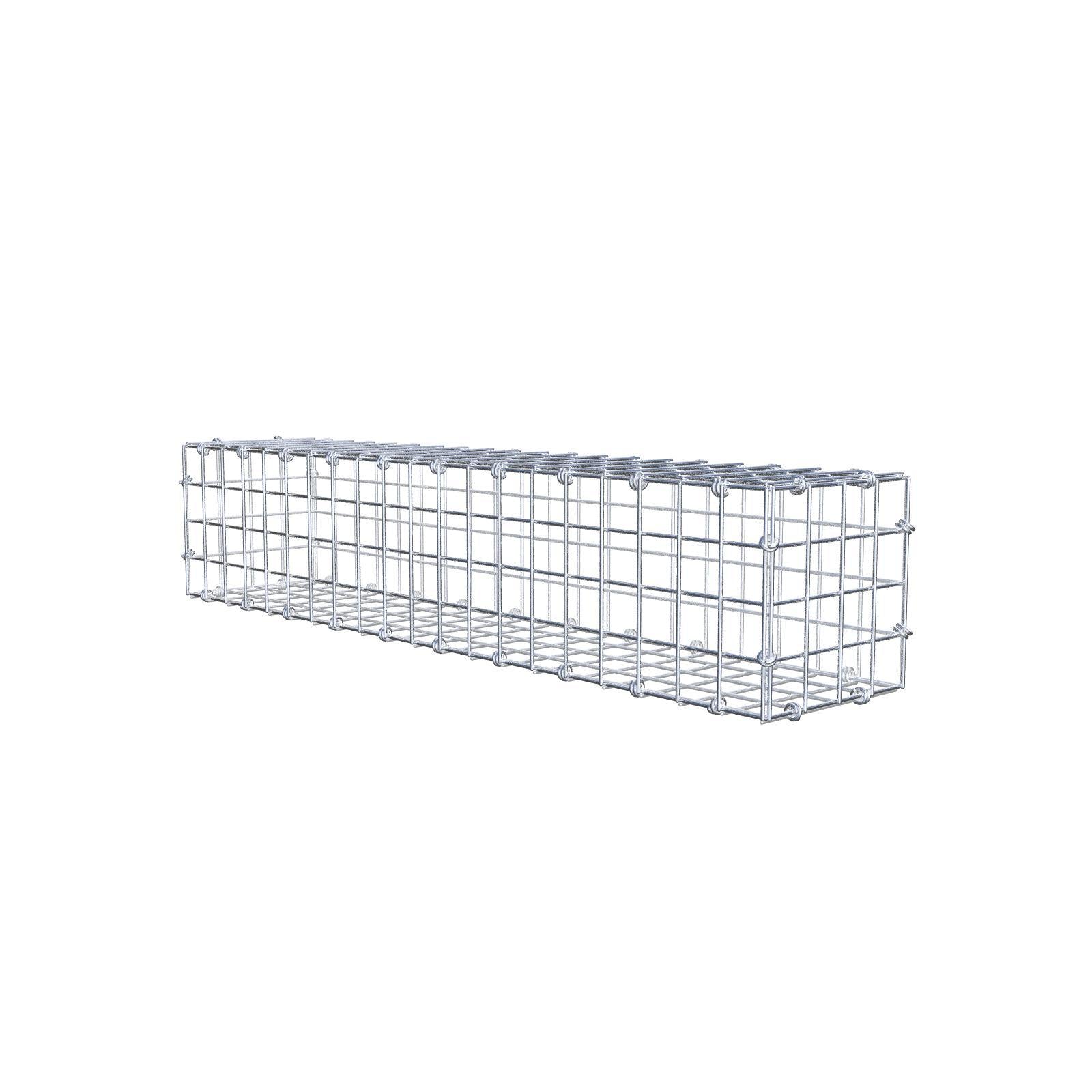 Schanskorf 100 cm x 20 cm x 20 cm (L x H x D), maaswijdte 5 x 5 cm, spiraalring