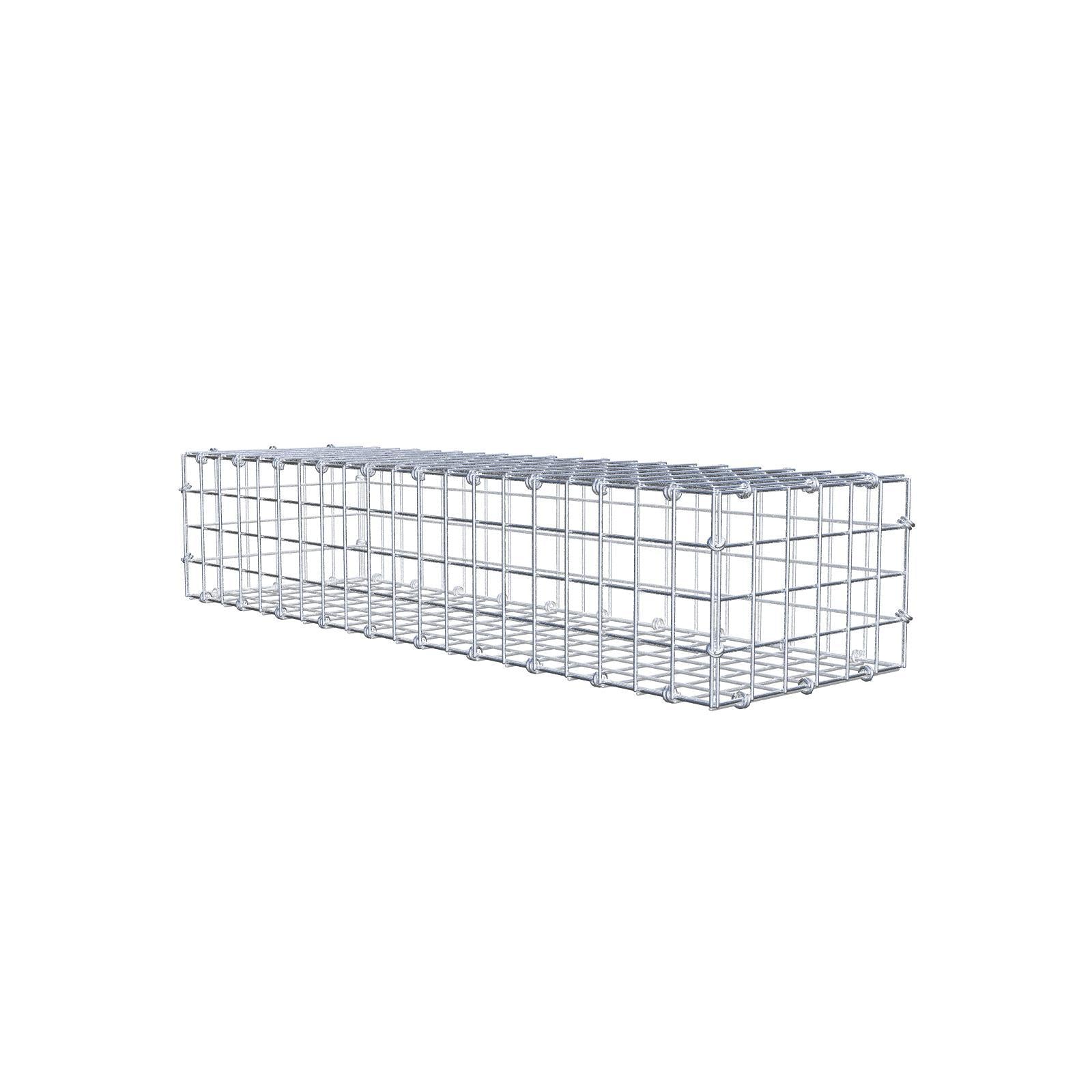 Schanskorf 100 cm x 20 cm x 30 cm (L x H x D), maaswijdte 5 x 5 cm, spiraalring