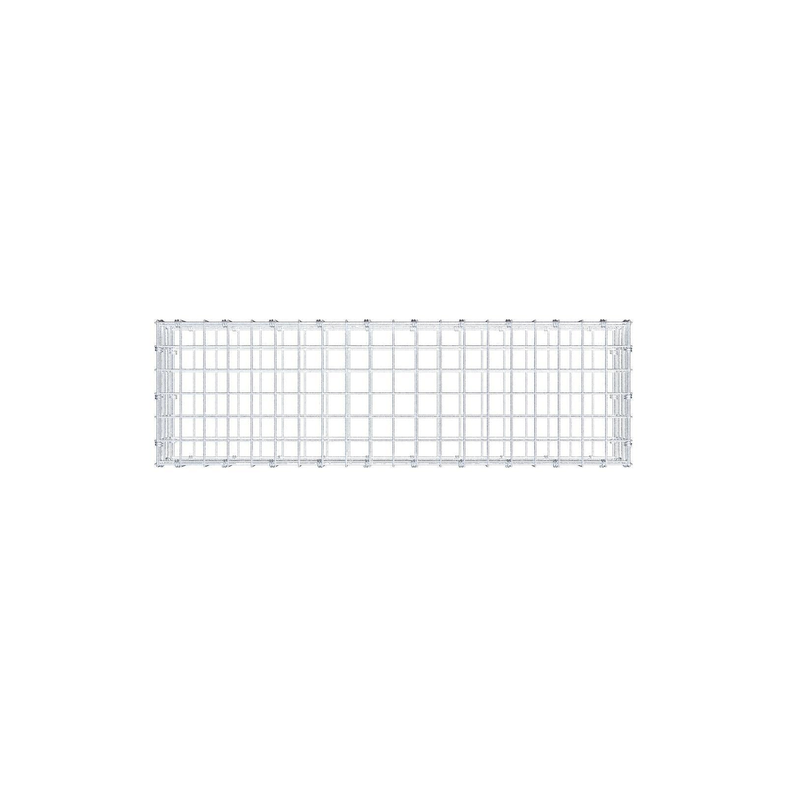 Gabion 100 cm x 20 cm x 30 cm (L x H x D), maskstorlek 5 x 5 cm, spiralring
