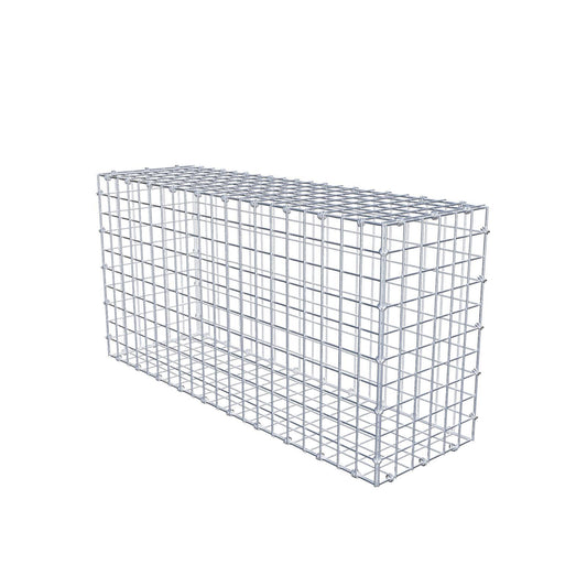 Gabion 100 cm x 50 cm x 30 cm (L x H x D), mesh size 5 x 5 cm, spiral ring