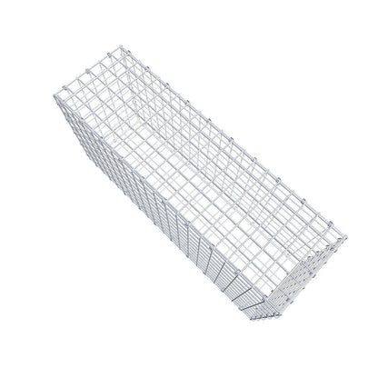 Gabion 100 cm x 50 cm x 30 cm (L x H x D), maskstorlek 5 x 5 cm, spiralring