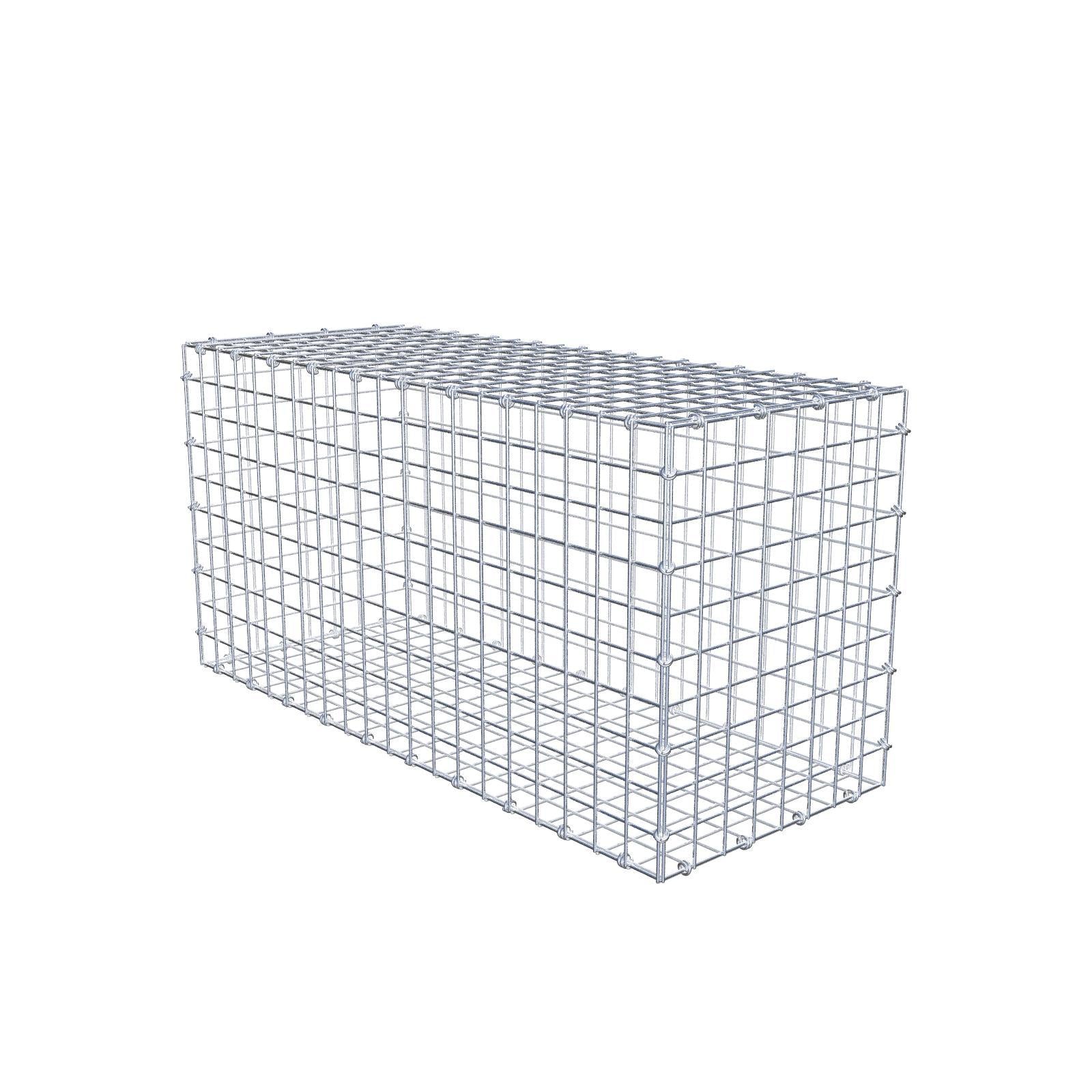 Gabião 100 cm x 50 cm x 40 cm (C x A x P), malhagem 5 x 5 cm, anel espiral