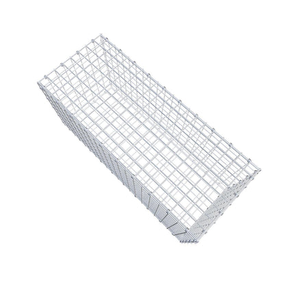 Gabion 100 cm x 50 cm x 40 cm (L x H x D), maskstorlek 5 x 5 cm, spiralring
