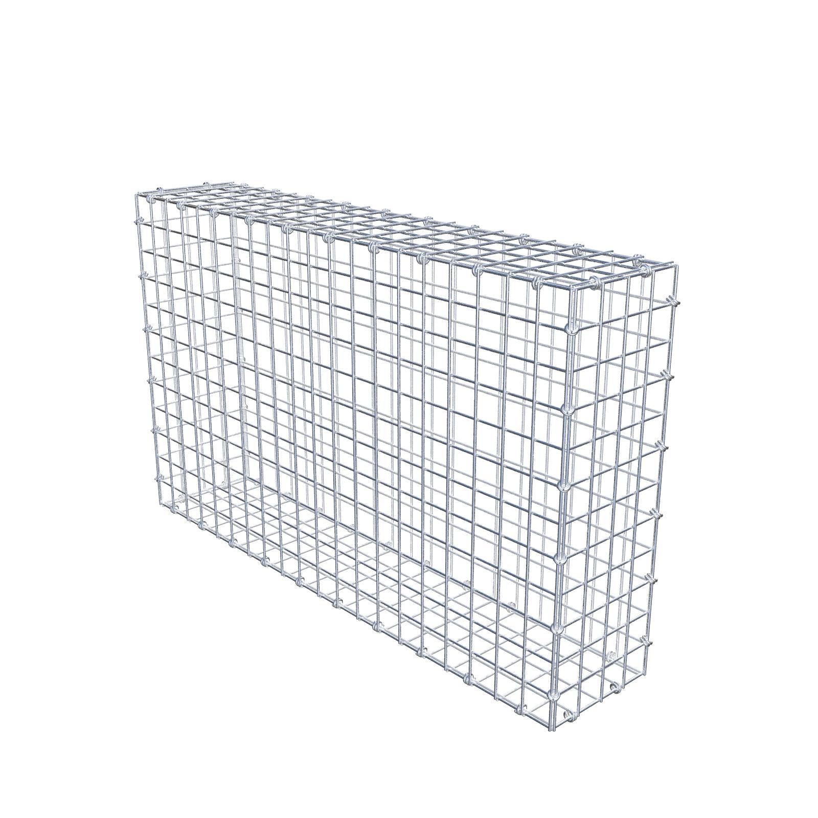 Schanskorf 100 cm x 60 cm x 20 cm (L x H x D), maaswijdte 5 x 5 cm, spiraalring