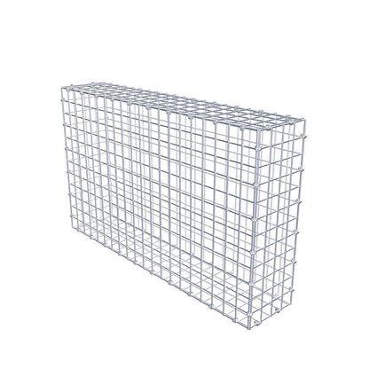 Gabion 100 cm x 60 cm x 20 cm (L x H x D), maskstorlek 5 x 5 cm, spiralring