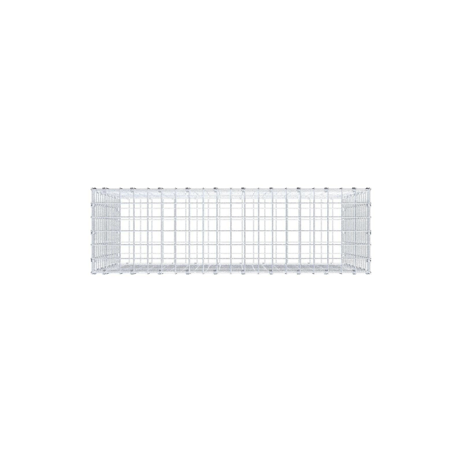 Gabion 100 cm x 70 cm x 30 cm (L x H x D), maskstorlek 5 x 5 cm, spiralring