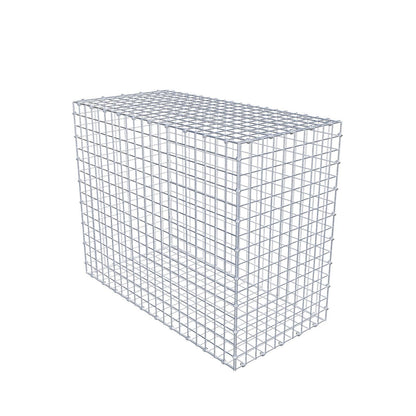 Gabion 100 cm x 80 cm x 50 cm (L x H x D), maskstorlek 5 x 5 cm, spiralring