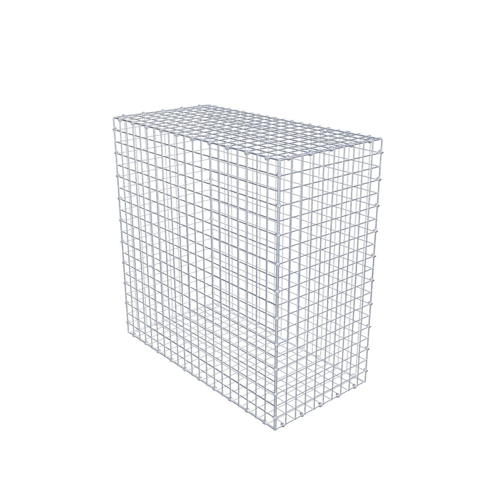 Gabion 100 cm x 100 cm x 50 cm (L x H x D), maskestørrelse 5 x 5 cm, spiralring