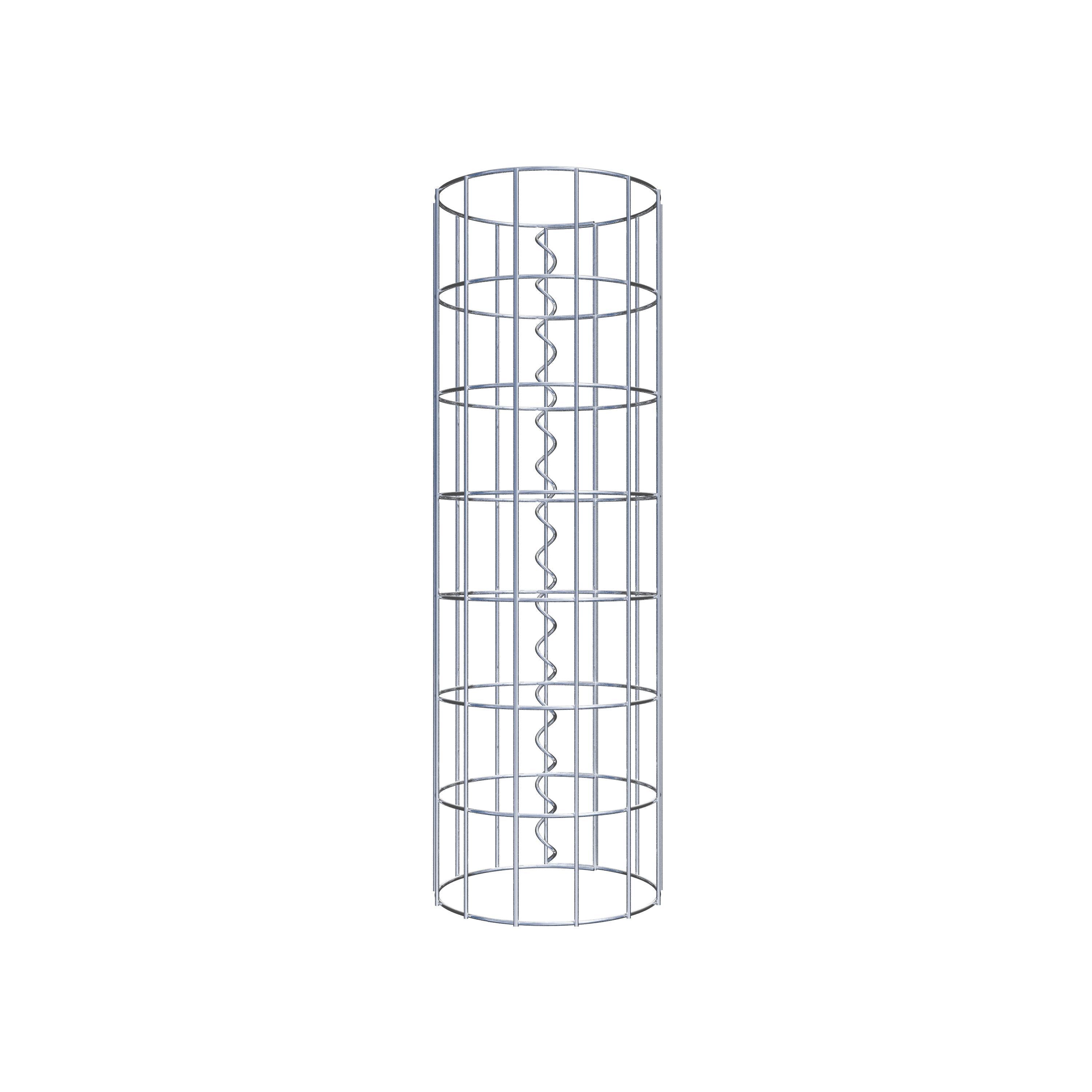 Gabionensäule Durchmesser 22 cm, MW 5 x 10 cm rund