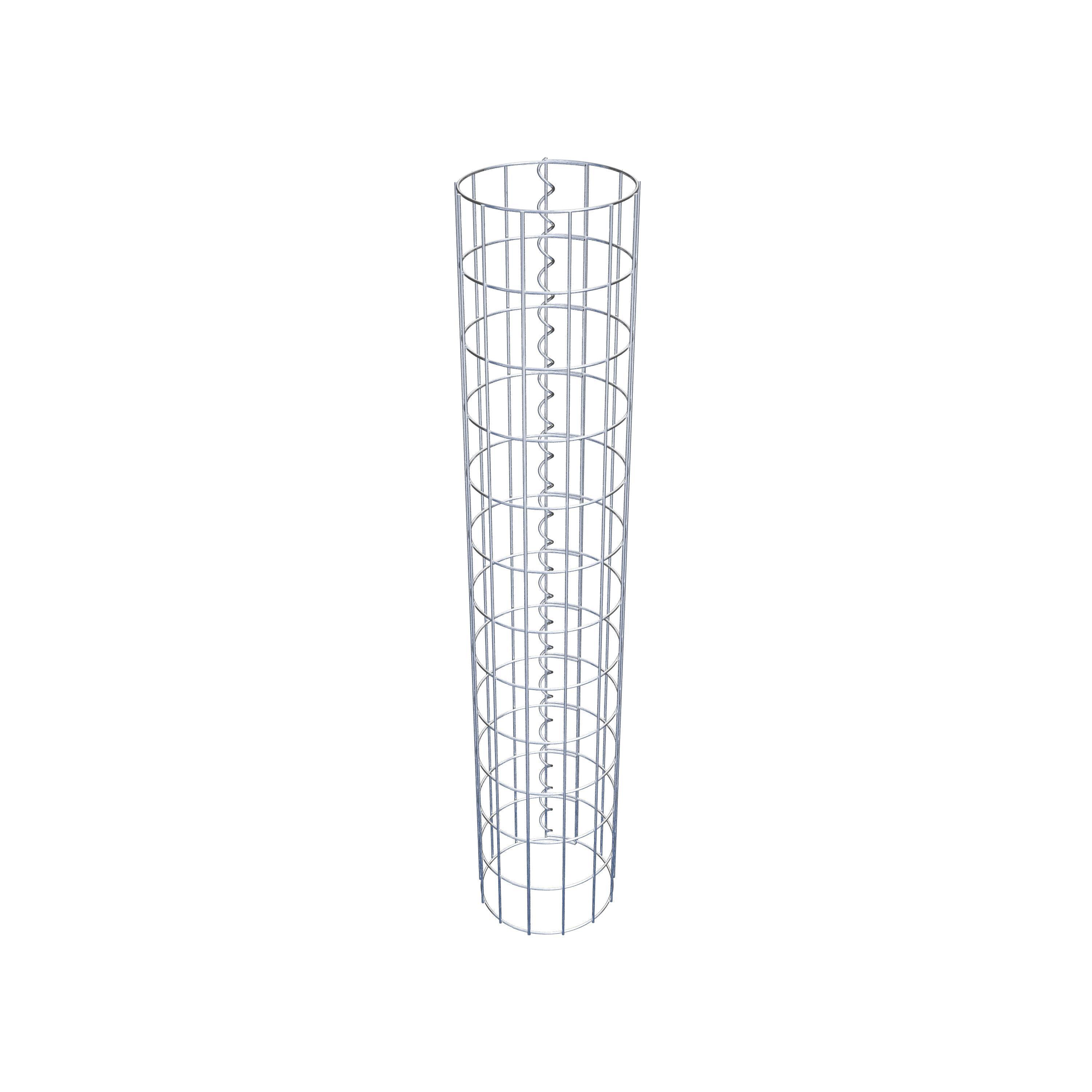 Gabionensäule Durchmesser 22 cm, MW 5 x 10 cm rund