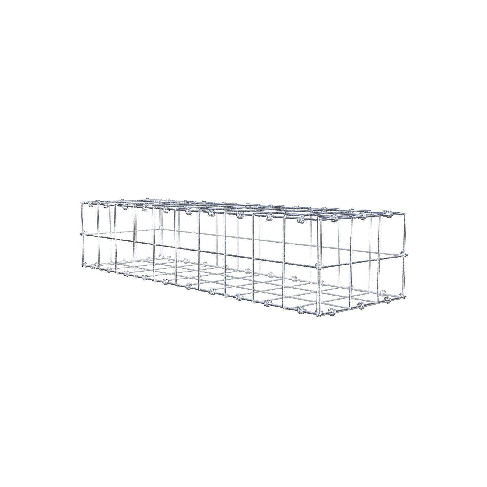 Schanskorf 100 cm x 20 cm x 30 cm (L x H x D), maaswijdte 10 x 10 cm, spiraalring