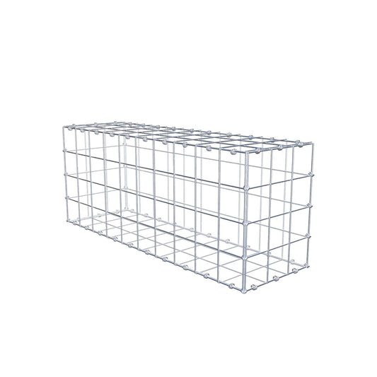 Gabion 100 cm x 40 cm x 30 cm (L x H x D), maskstorlek 10 x 10 cm, spiralring