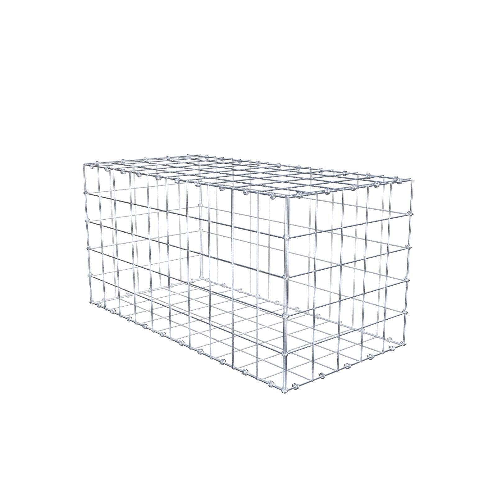 Gabião 100 cm x 50 cm x 50 cm (C x A x P), malhagem 10 x 10 cm, anel espiral
