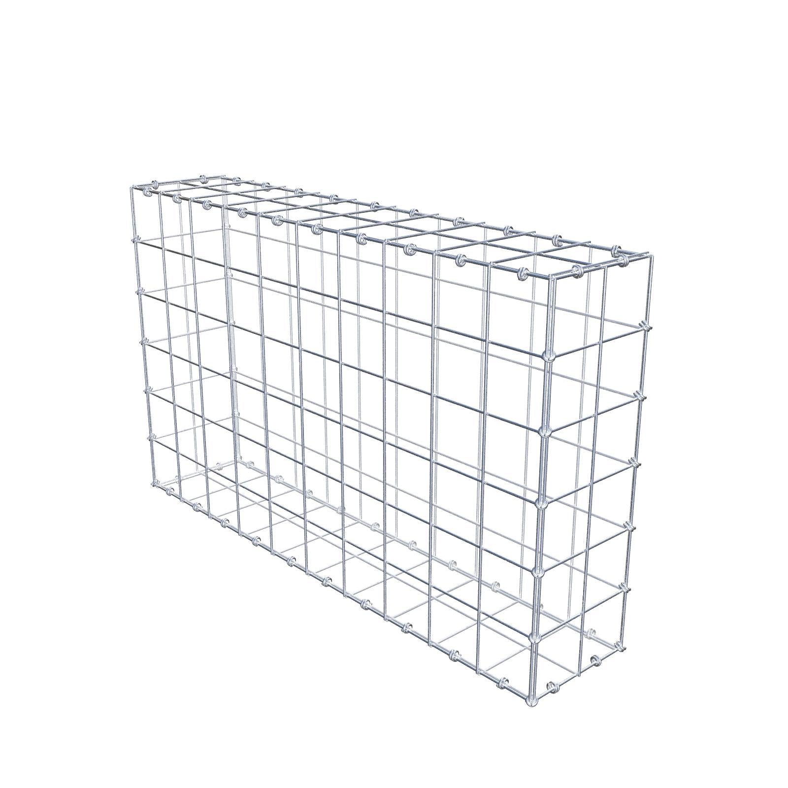 Schanskorf 100 cm x 60 cm x 20 cm (L x H x D), maaswijdte 10 x 10 cm, spiraalring