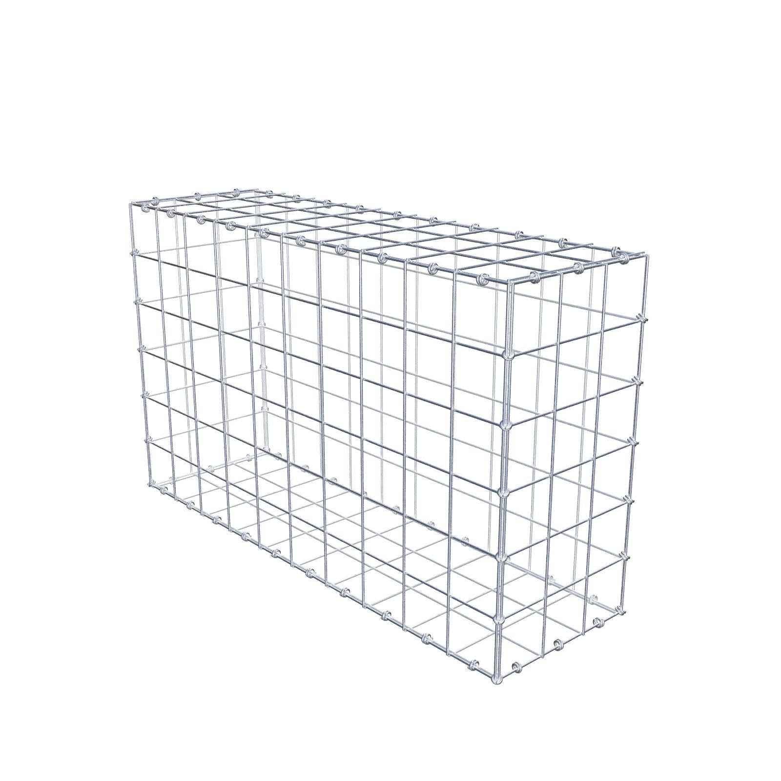 Schanskorf 100 cm x 60 cm x 30 cm (L x H x D), maaswijdte 10 x 10 cm, spiraalring