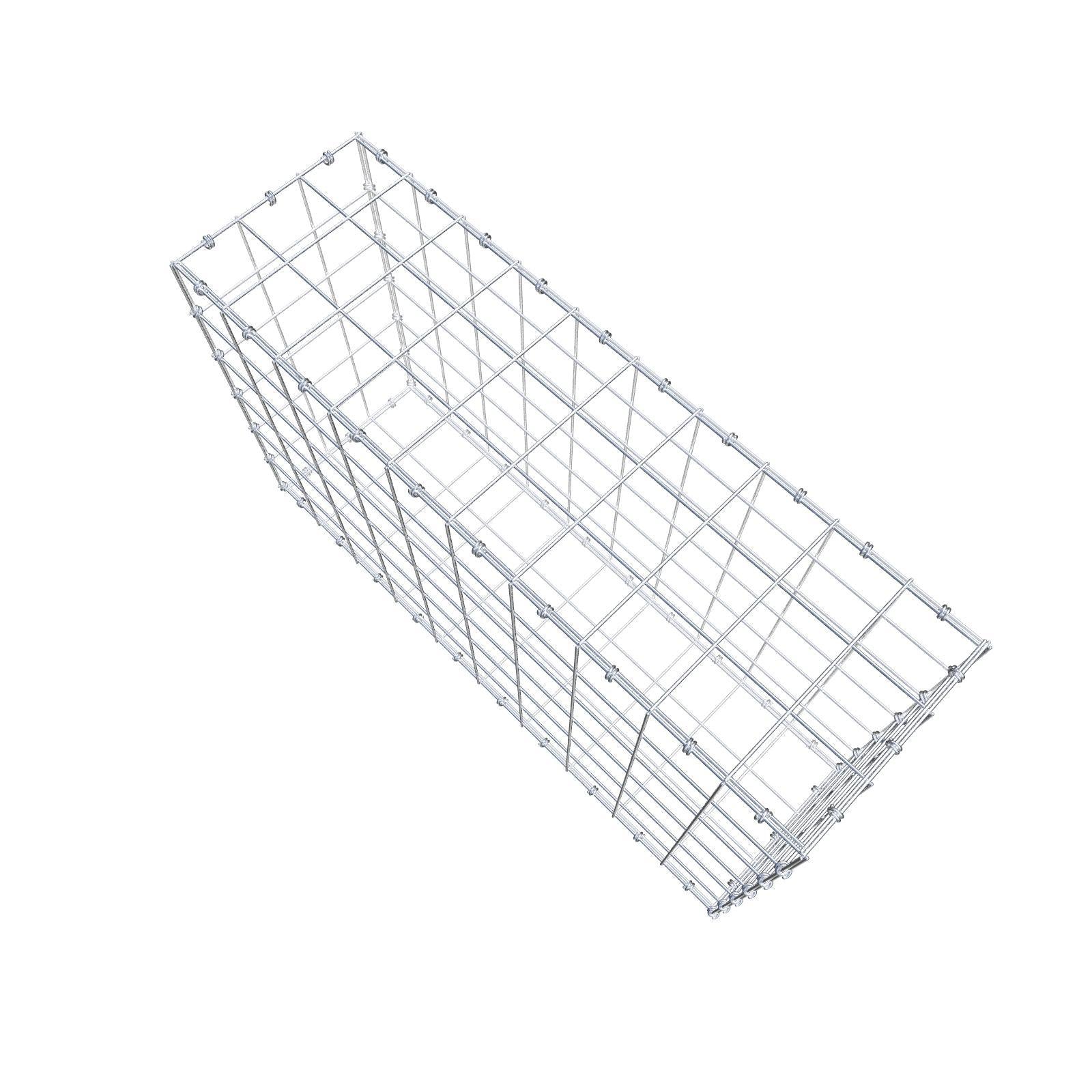 Schanskorf 100 cm x 60 cm x 30 cm (L x H x D), maaswijdte 10 x 10 cm, spiraalring
