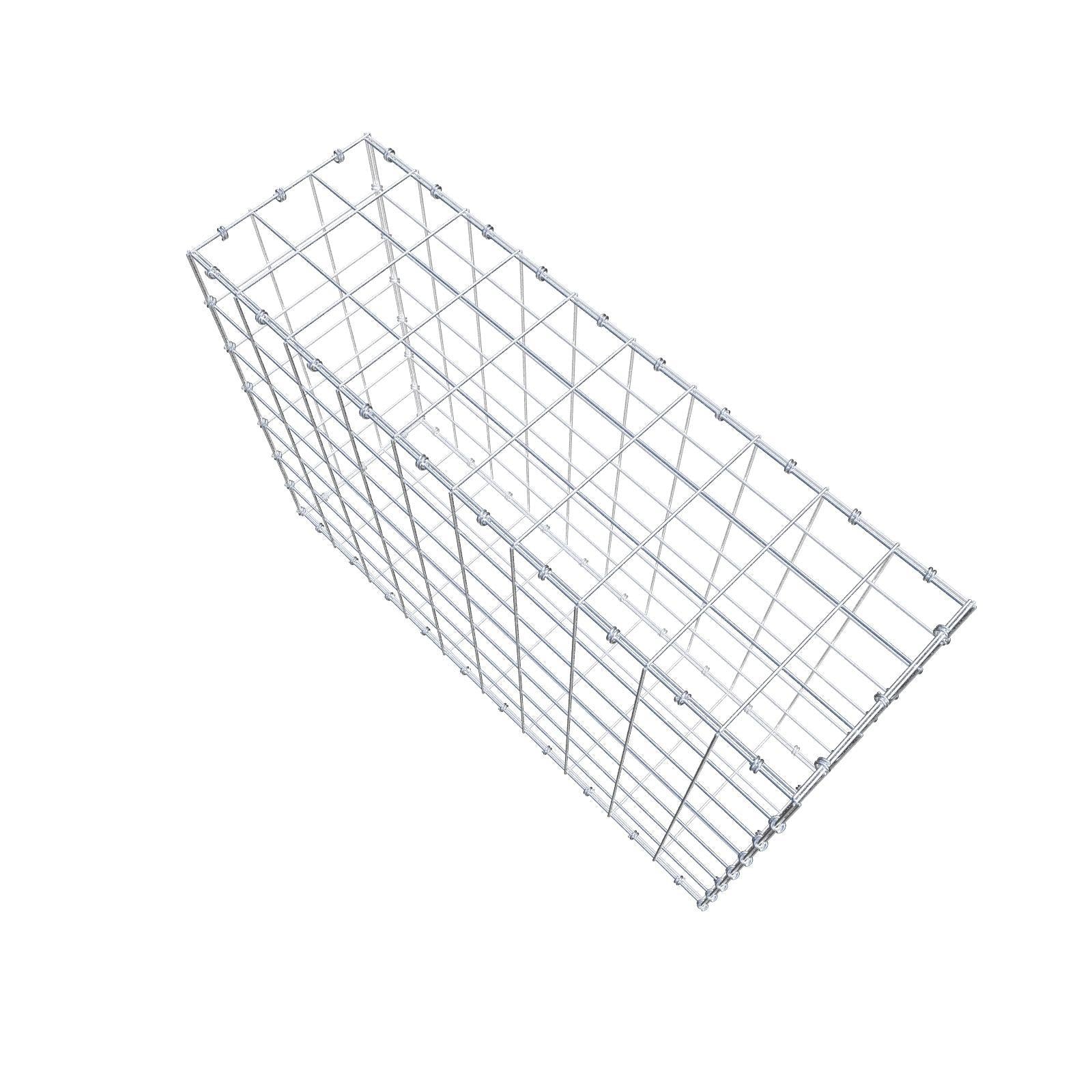 Schanskorf 100 cm x 70 cm x 30 cm (L x H x D), maaswijdte 10 x 10 cm, spiraalring