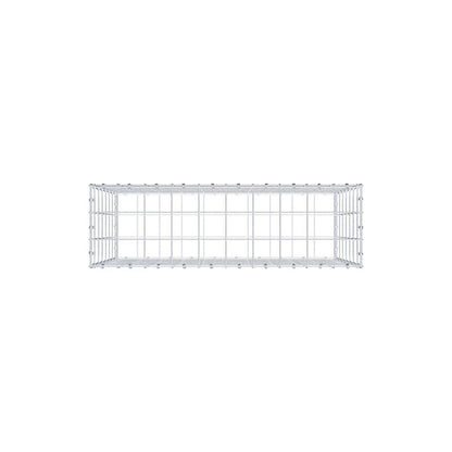 Gabion 100 cm x 70 cm x 30 cm (L x H x D), mesh size 10 x 10 cm, spiral ring