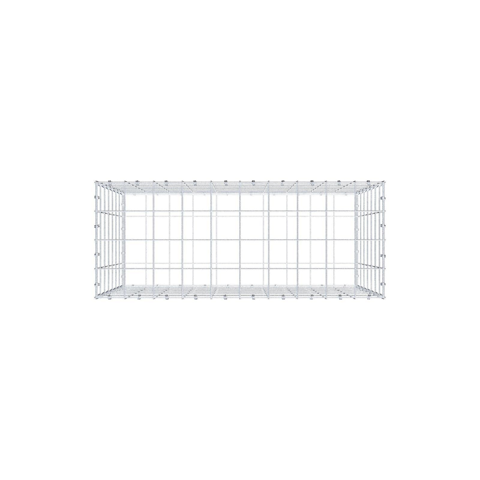 Gabion 100 cm x 70 cm x 40 cm (L x H x D), mesh size 10 x 10 cm, spiral ring