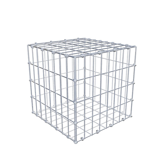 Gabion 40 cm x 40 cm x 40 cm (L x H x D), maskestørrelse 5 x 10 cm, spiralring