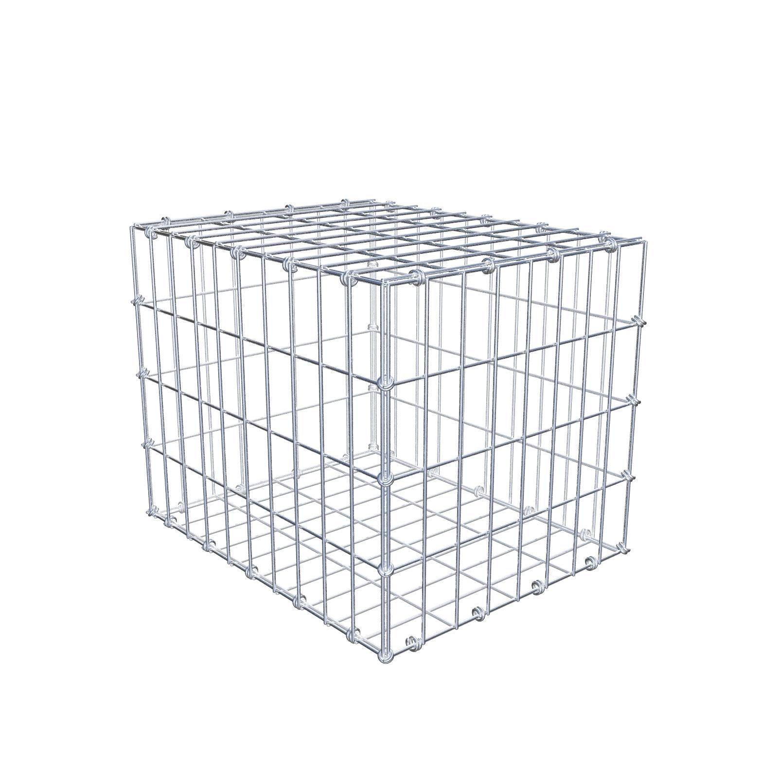 Gabione 50 cm x 40 cm x 40 cm (L x H x T), Maschenweite 5 x 10 cm, Spiralring