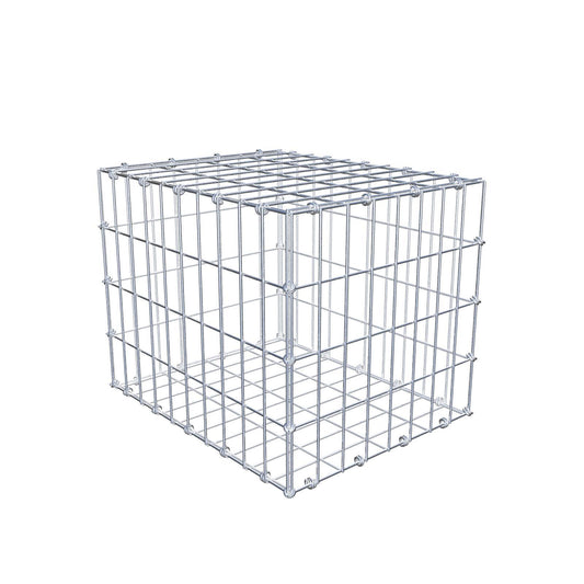 Gabion 50 cm x 40 cm x 40 cm (L x H x D), maskestørrelse 5 x 10 cm, spiralring