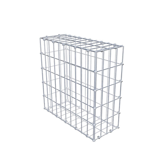 Gabion 50 cm x 50 cm x 20 cm (L x H x D), mesh size 5 x 10 cm, spiral ring