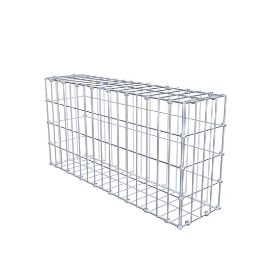 Gabion 80 cm x 40 cm x 20 cm (L x H x D), mesh size 5 x 10 cm, spiral ring