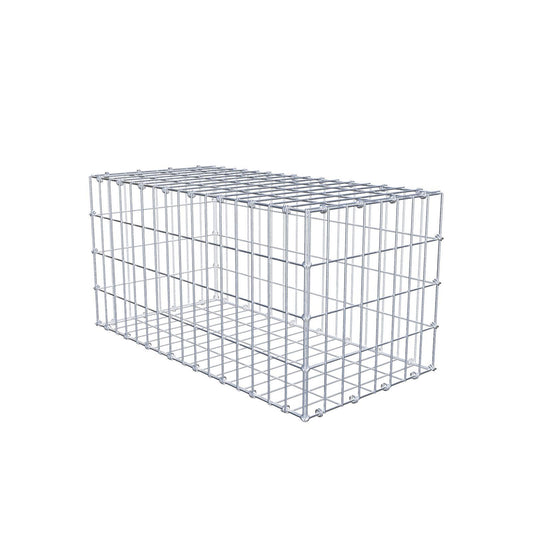 Gabion 80 cm x 40 cm x 40 cm (L x H x P), mailles 5 x 10 cm, anneau en spirale
