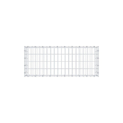 Gabion 100 cm x 20 cm x 40 cm (L x H x D), mesh size 5 x 10 cm, spiral ring