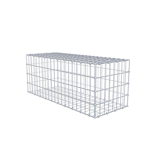Gabion 100 cm x 40 cm x 40 cm (L x H x D), mesh size 5 x 10 cm, spiral ring
