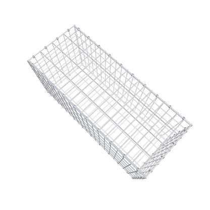 Gabion 100 cm x 50 cm x 40 cm (L x H x D), maskstorlek 5 x 10 cm, spiralring