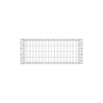 Gabion 100 cm x 50 cm x 40 cm (L x H x D), maskstorlek 5 x 10 cm, spiralring