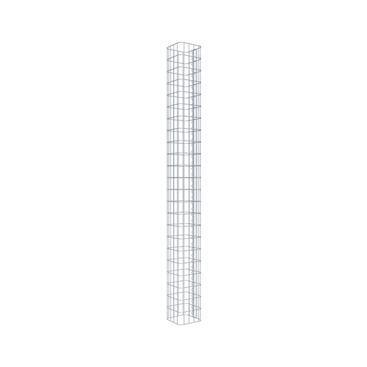 Gabion column 22 x 22 cm, MW 5 x 10 cm square