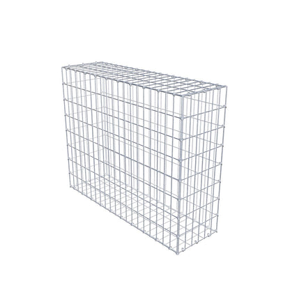 Gabion 100 cm x 80 cm x 30 cm (L x H x P), mailles 5 cm x 10 cm, anneau en C