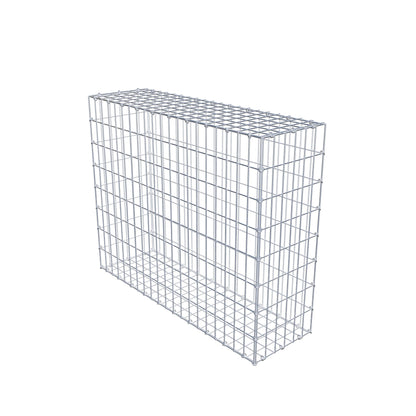 Gabion 100 cm x 80 cm x 30 cm (L x H x P), mailles 5 cm x 10 cm, anneau en C